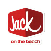 J上 / JACK ON THE BEACH STICKER