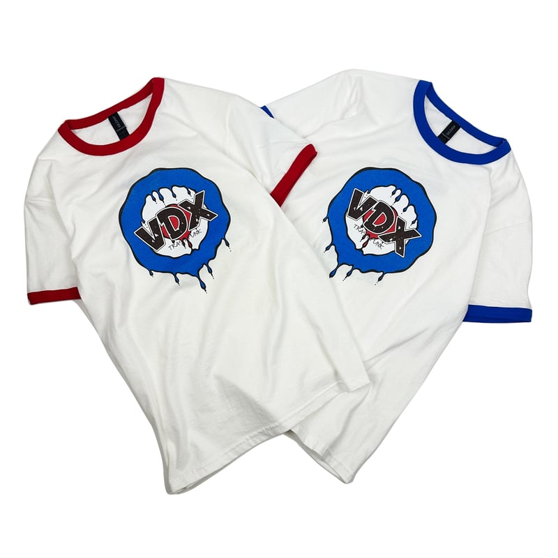 VDX / SS DISSOLVE TARGET RINGER TEE | ZIGGZAGG