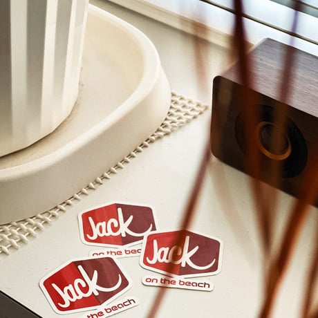 J上 / JACK ON THE BEACH STICKER