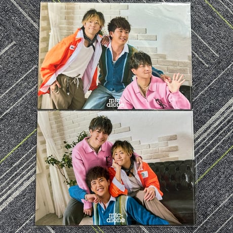 mic-alone マイクアローン 写真集 直筆サイン入り 2冊 クリアファイル Amazon.co.jp: メンバー全員分直筆サインマイクアローン mic-alone
