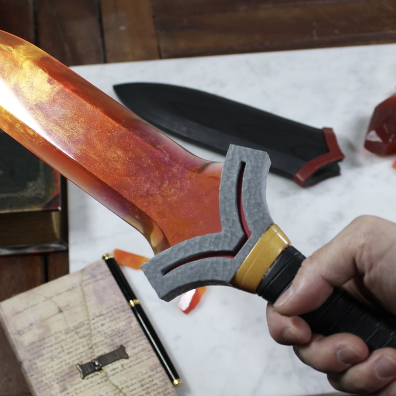 炎の魔剣/Crimson fire magic sword | KADOWAKI