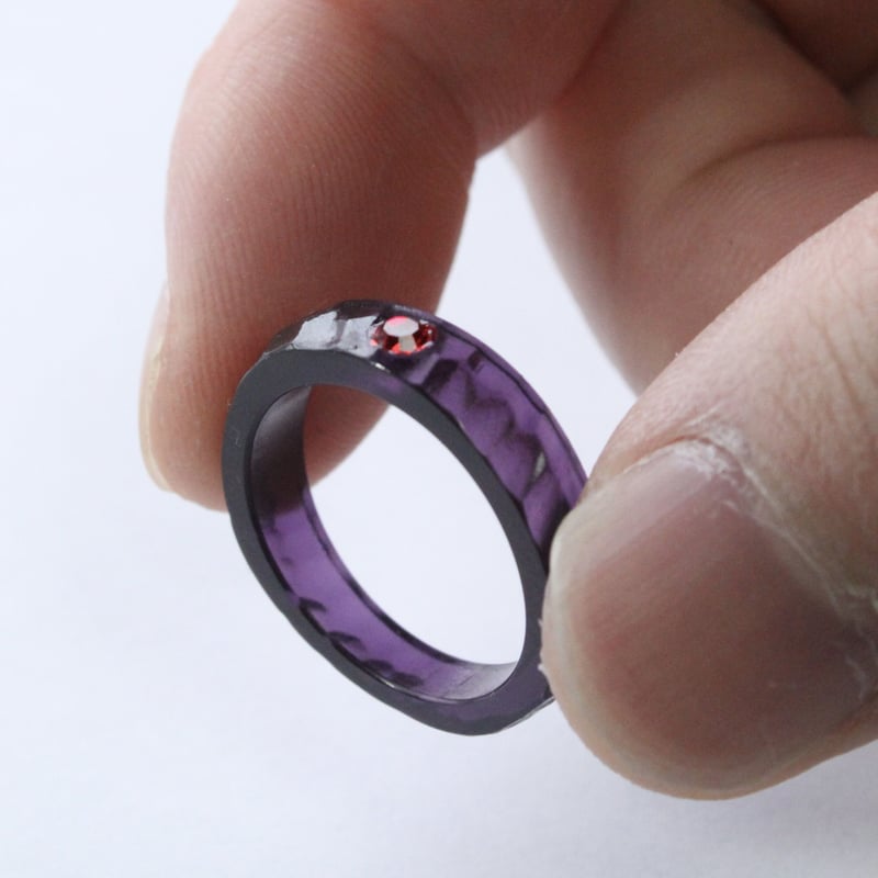 現品のみ✨魔術リング✨ステンドガラスの様な美しさ❣️ 魔法の指輪/Wizard's Ring 16号 | KADOWAKI