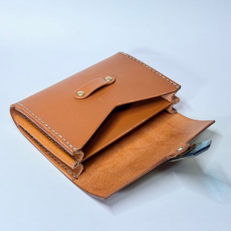 Leather Wood Resin business card case L7 | KADO