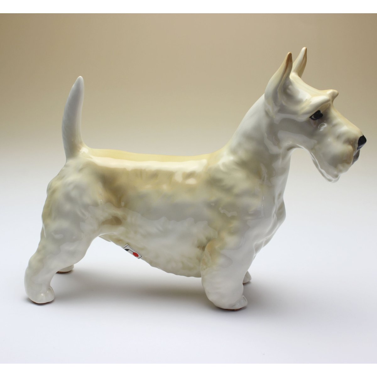 陶器犬置物 スコティッシュテリア ウイートン 小麦 小 | Haniibaaz