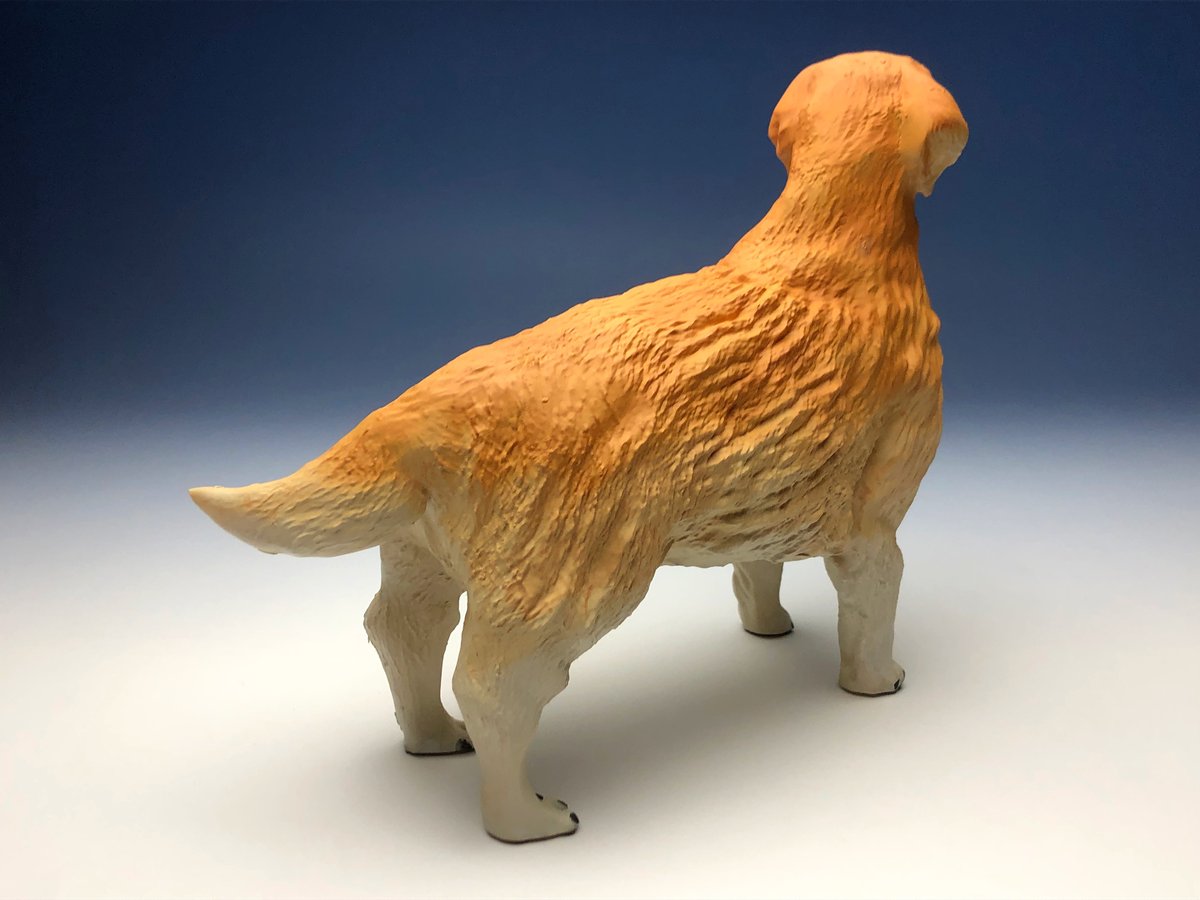 新品　陶器犬　大型犬　ゴールデン　レトリバー　難有　オブジェ　置物　イエロー　黄 犬 オブジェ ゴールデンレトリバー」の人気商品一覧 | 安い商品