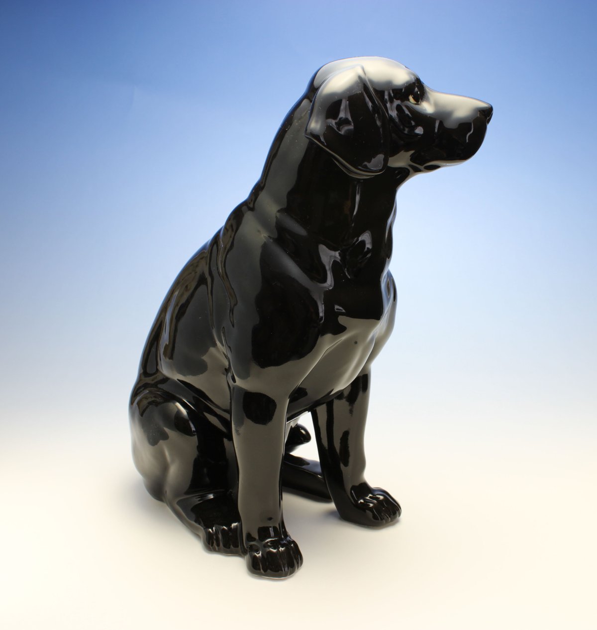 バカラ 希少 ラブラドールレトリバー犬 フィギュリン置物 ブラック 黒 スワロフスキー置物・アクセサリー専門店 ☆プラネタリウム☆