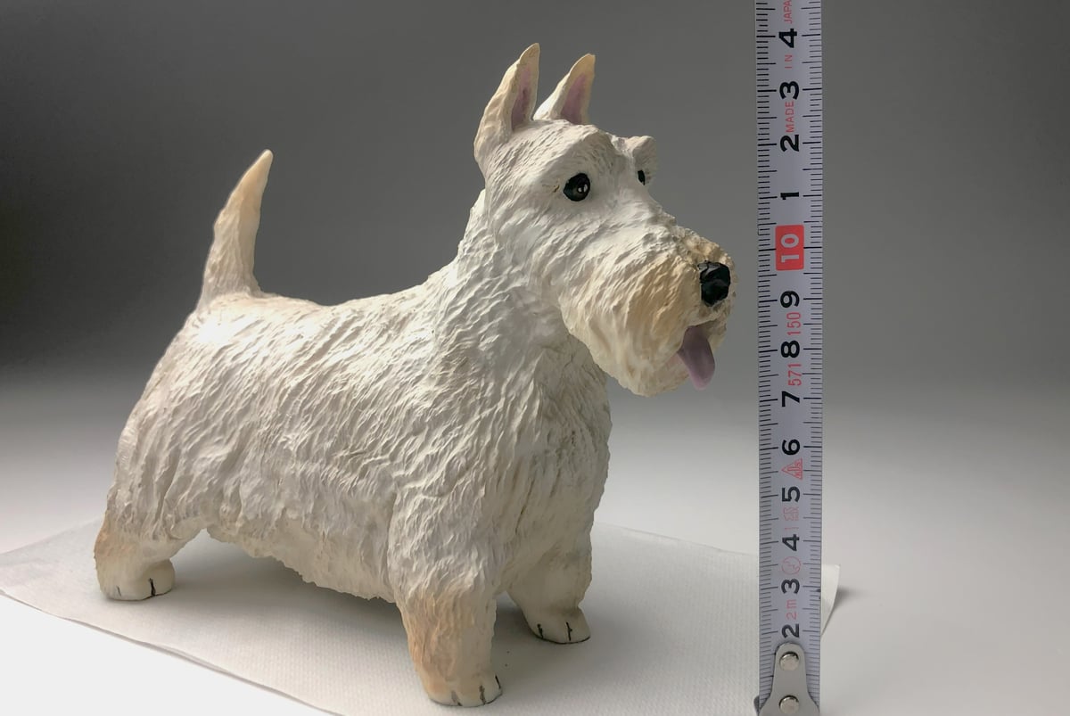 犬置物 スコティシュテリア 【ウィートン/ ブラック/ ブリンドル