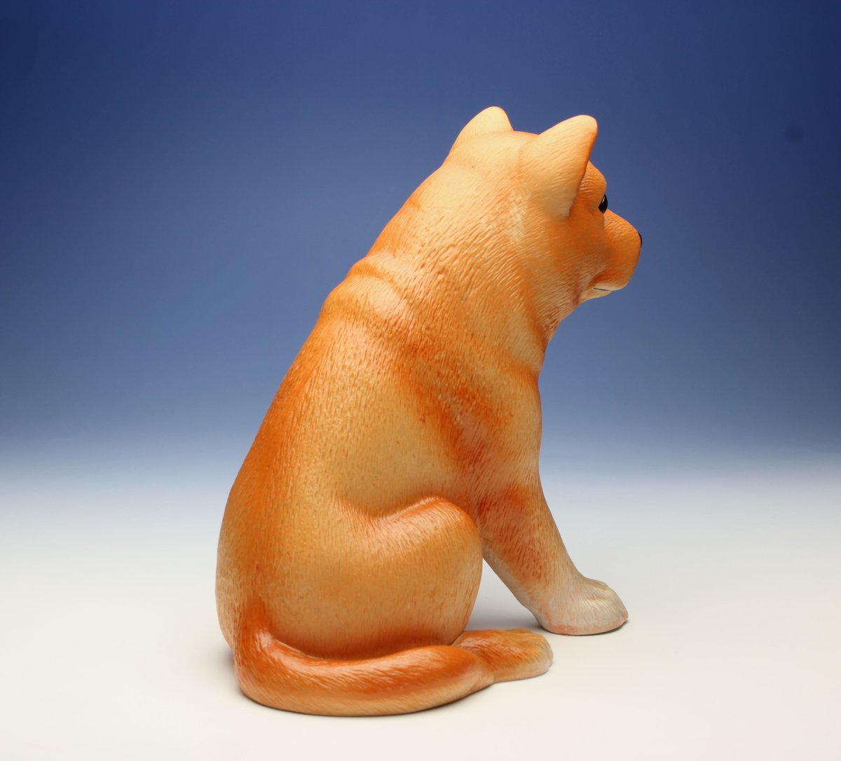 陶器犬置物 柴犬 赤柴・仔犬 座り姿 マット仕上げ 倒産品 -在庫 陶器犬置物 柴犬 赤柴・仔犬 座り姿 マット仕上げ 倒産品 -在庫