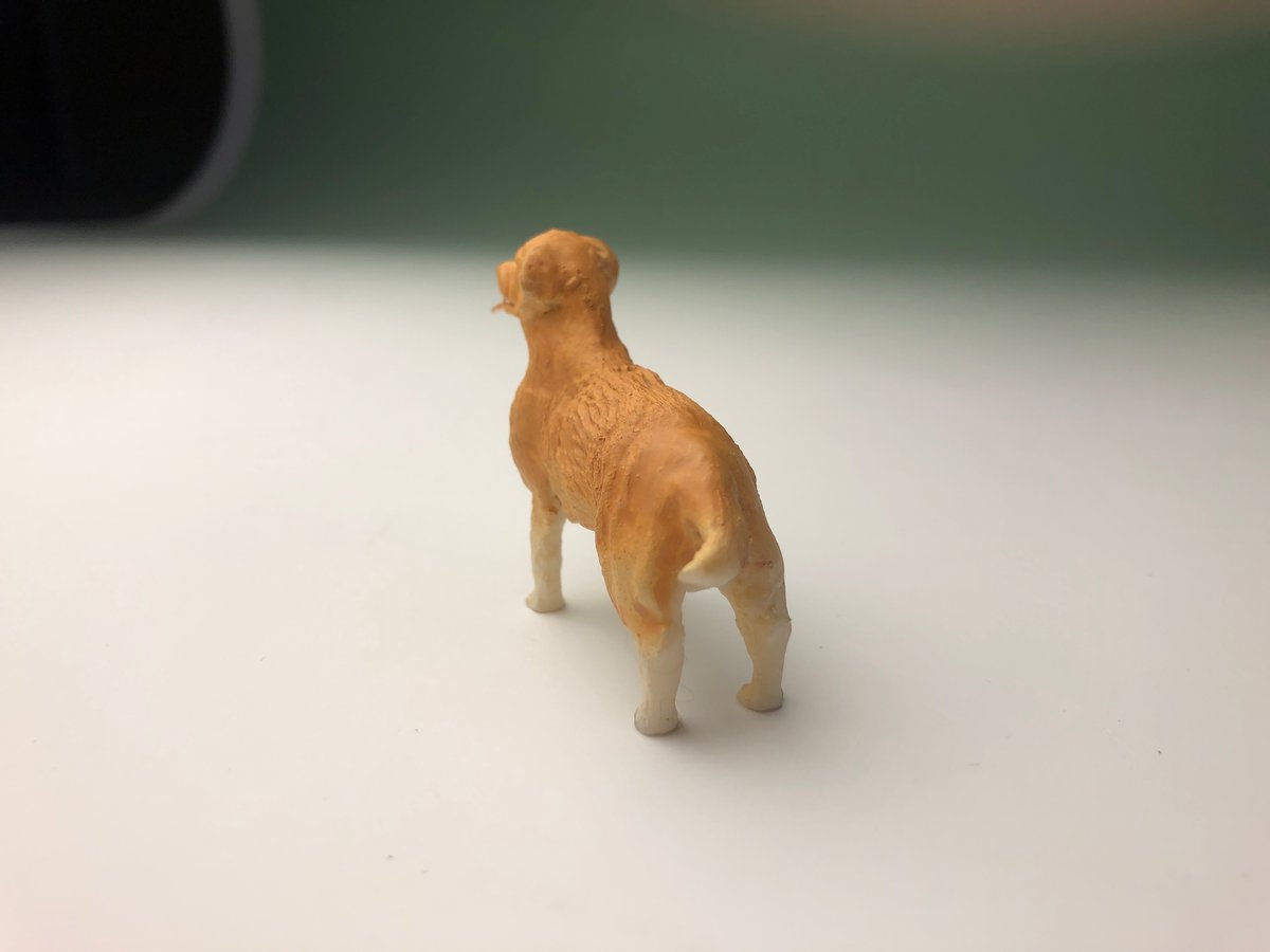 ミニチュア犬フィギュア ゴールデンレトリバー 樹脂製 犬置物 ミニチュア犬フィギュア ゴールデンレトリバー 樹脂製 犬置物