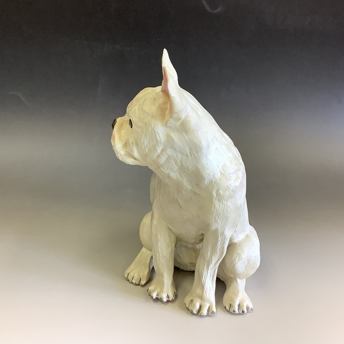 犬型オブジェ 白色 プラスチック製 fit=scale-down,w=1200