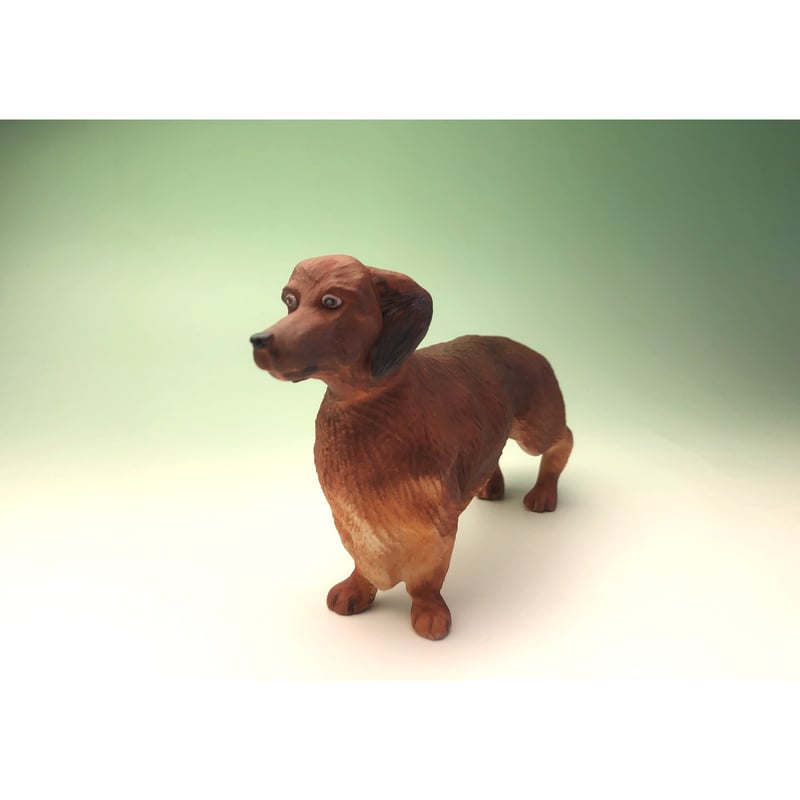 実寸大　ダックス　レッド ダックスフント レッド | Haniibaaz