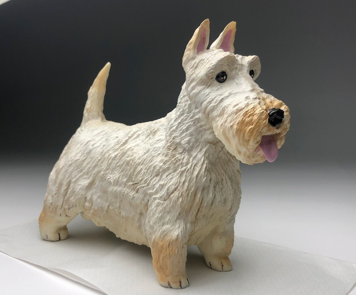 犬置物 スコティシュテリア白 樹脂製 | Haniibaaz 犬置物 スコティシュテリア白 樹脂製 | Haniibaaz
