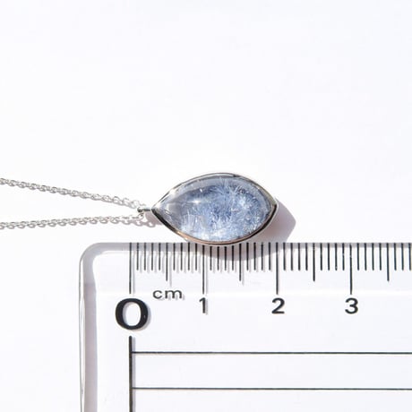 【Necklace】デュモルチェライトインクォーツD