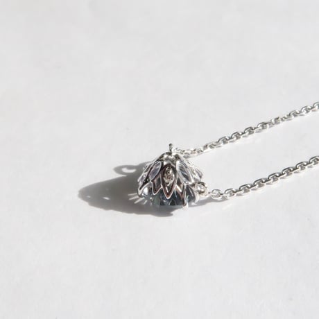 バイカラーゾイサイト 6mm アトリアカット necklace