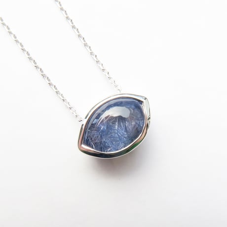 【necklace】　デュモルチェライトインクォーツＧ