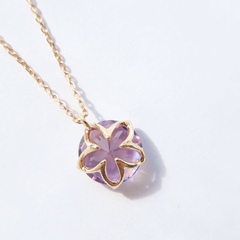 ファッションなデザイン メディア着用】さくらインカットNecklace | FREESIA アクセサリー