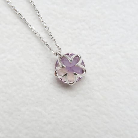【necklace】　アメトリン　8mm　さくらインカット