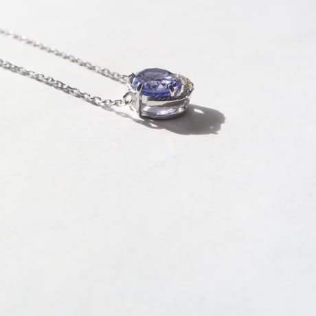 タンザナイト 6mm ダンデライオンカット necklace