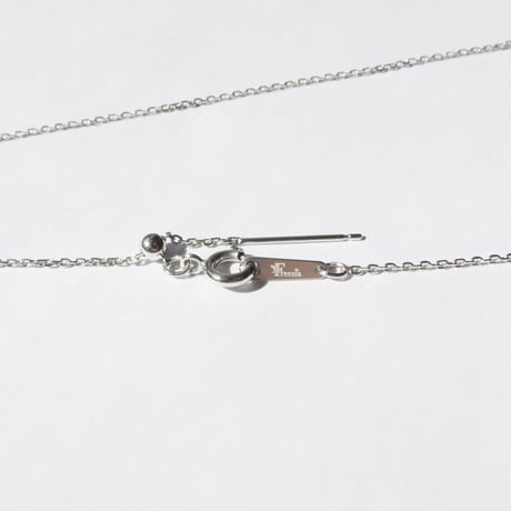 【necklace】　ルチルクォーツ 10mm ぺたんこさくらシェイプ
