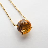【necklace】　硝子の宝石 sunset