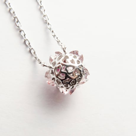 【necklace】　スーパーセブン 7.5mm 桜切子