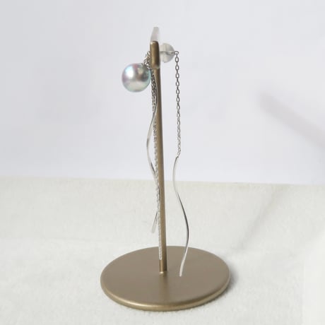 【pierced】　バロックパール　6.5-7.0mm　片耳