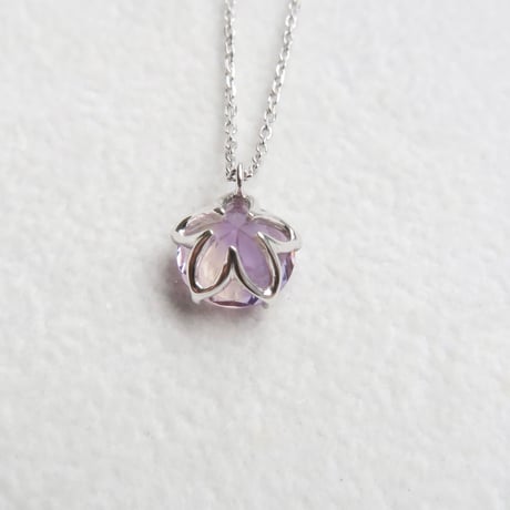 【necklace】　アメトリン　8mm　さくらインカット