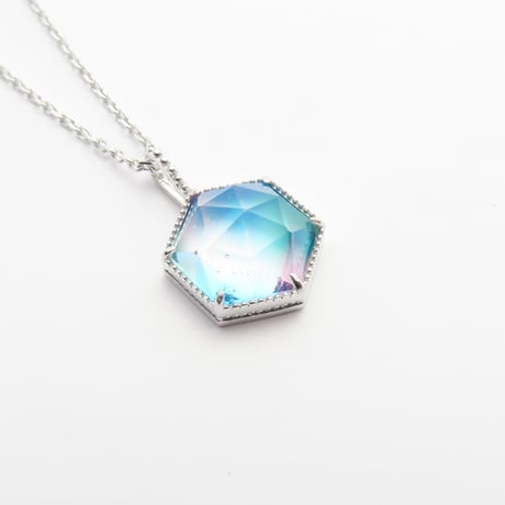 【necklace】　硝子の宝石 sugar drop