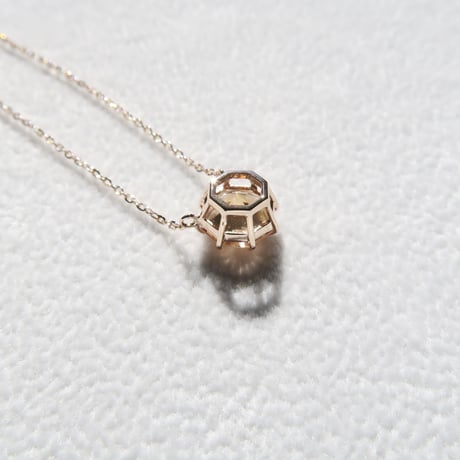 インペリアルトパーズ 7mm アトリアカット necklace