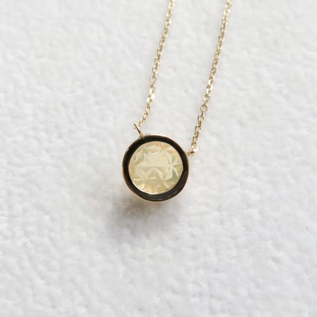 【necklace】　メキシコパール　RD型　甲州貴石切子