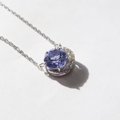 タンザナイト 6mm ダンデライオンカット necklace