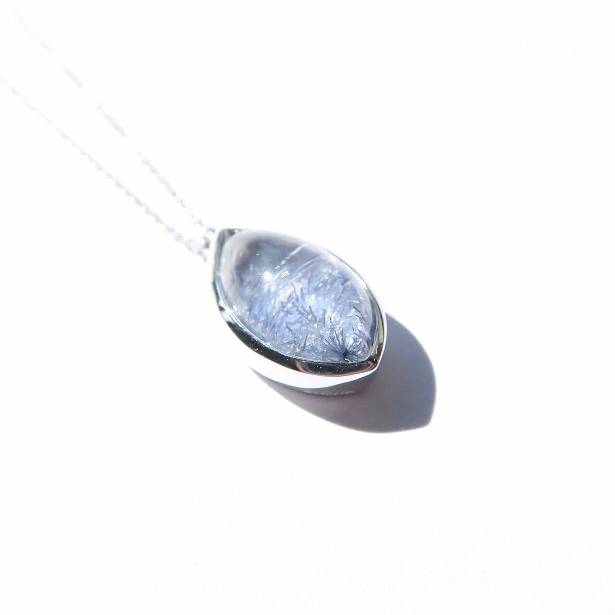 Necklace】デュモルチェライトインクォーツD | FREESIA