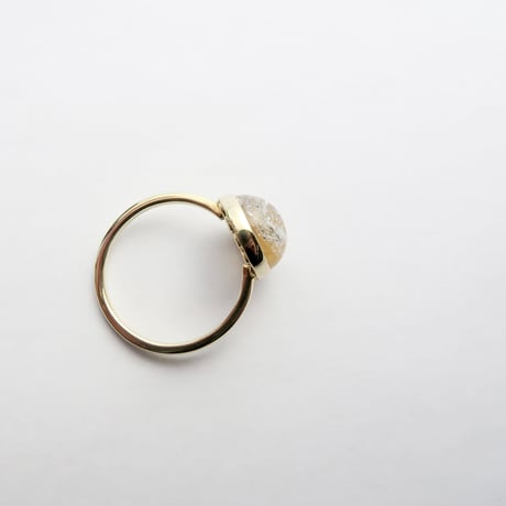 【ring】　硝子の宝石 snow dome