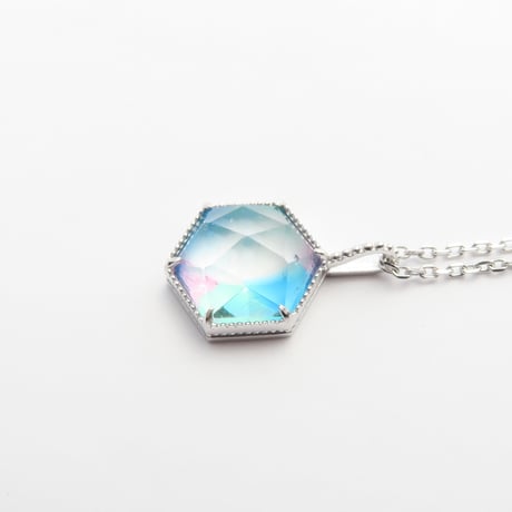 【necklace】　硝子の宝石 sugar drop