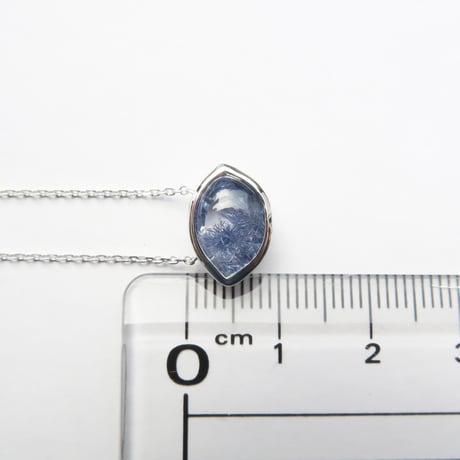 【necklace】　デュモルチェライトインクォーツＧ