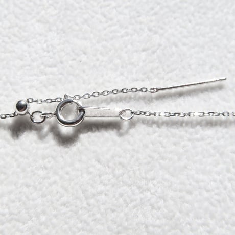 スコロライト 月型 甲州貴石切子 necklace