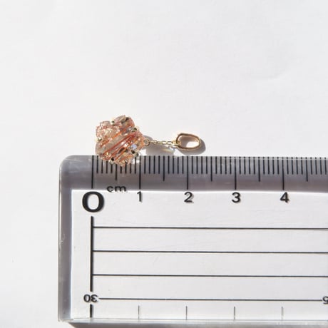 レッドルチル 10mm さくらシェイプ charm