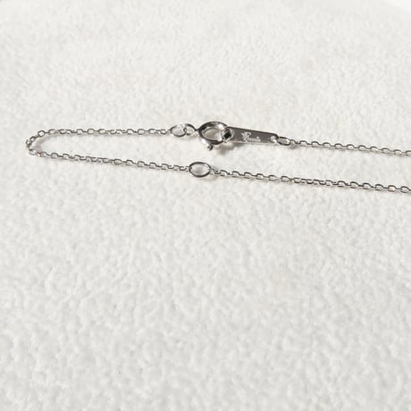 【necklace】　ミルキークォーツ 6mm ゆきんこカット