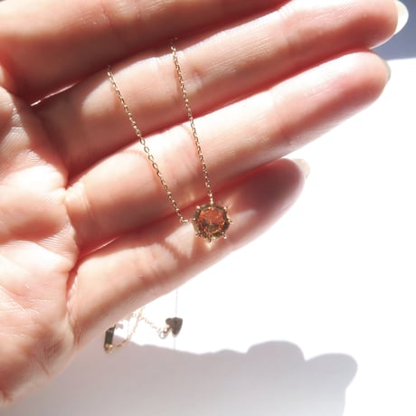 インペリアルトパーズ 7mm アトリアカット necklace