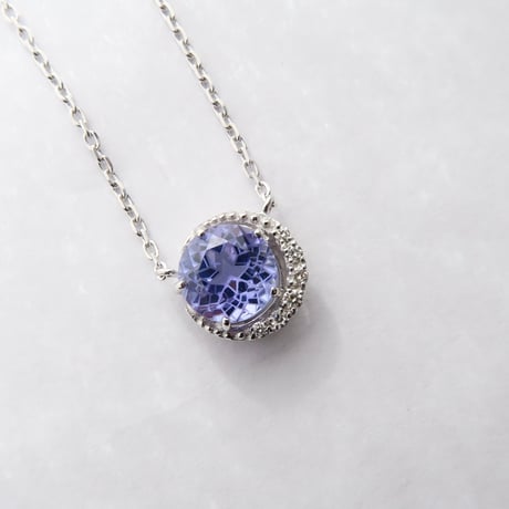 タンザナイト 6mm ダンデライオンカット necklace