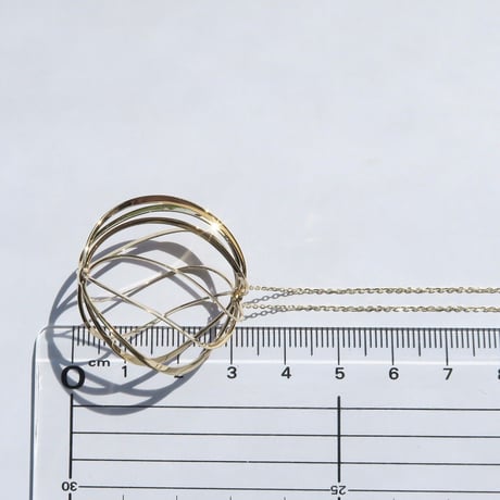 Flowing lines（N-138）Necklace