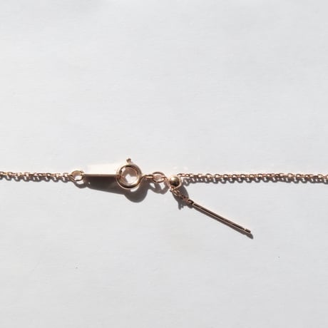ローズクォーツ 10mm さくらシェイプカット necklace