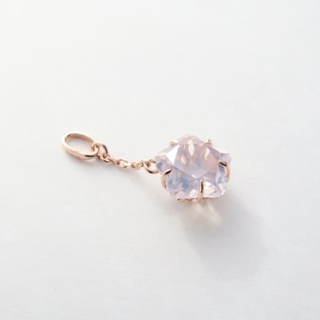 ミルキーアメジスト 7mm さくらシェイプ charm