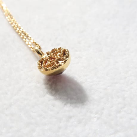 【necklace】　ガーネット　RD型　甲州貴石切子