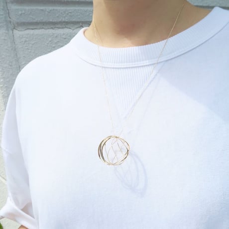 Flowing lines（N-138）Necklace