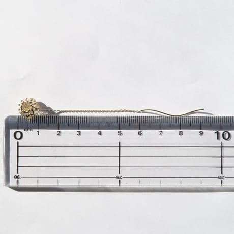 タイチンルチル 10mm さくらシェイプ pierced(片耳)