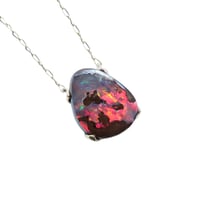 【necklace】　ボルダーオパール