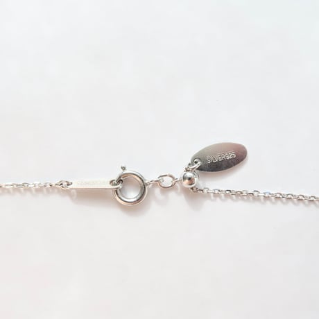 【necklace】　アラゴナイトインアゲート：シミズ貴石 かんなカット