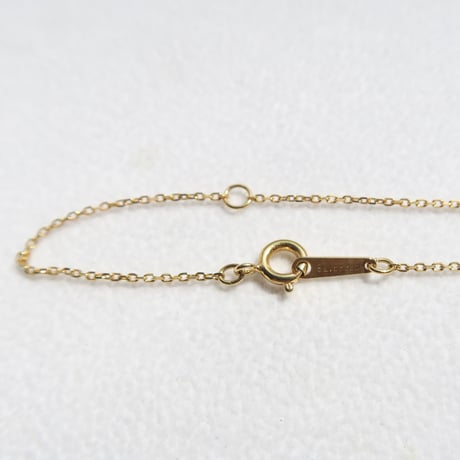 【 necklace】　シトリン 桜型 甲州貴石切子