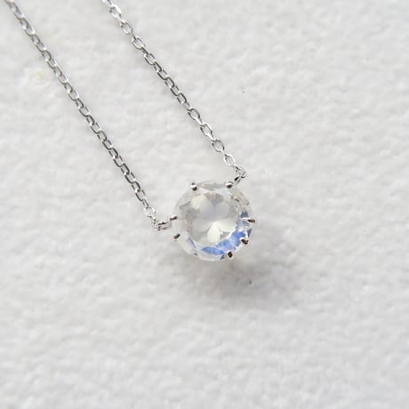 【necklace】　アンデシンラブラドライト　7mm　さくらインカット